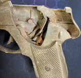 VTG 1930s Hubley Diecast Metal Toy Cap Gun Dick Tracy Patina Props Toys Cowboys