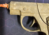 VTG 1930s Hubley Diecast Metal Toy Cap Gun Dick Tracy Patina Props Toys Cowboys