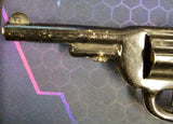 VTG 1940s 2 Wyandotte Click Toy Metal Guns 5 Star and Black Tin Litho USA Toys