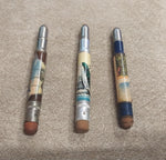 3 Vtg Antique Niagara Falls Old Fort New York Pull Apart Souvenir Bullet Pencils