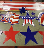 4th Of July Independence Day Holiday Hanging Decorations 13 Pcs Flags America