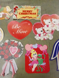 Lot of 15 Variety Pack Hanging Holiday Decorations Christmas 4th July Valentines