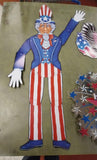 Independence Day Hanging Decorations Bows 10 Pcs July 4th Stars Red White Blue