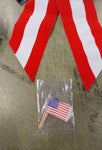 Independence Day Hanging Decorations Bows 10 Pcs July 4th Stars Red White Blue