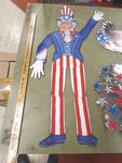Independence Day Hanging Decorations Bows 10 Pcs July 4th Stars Red White Blue