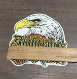 NOS Harley Righteous Ruler Eagle Large Outside Window Decal Sticker Emblem Decor