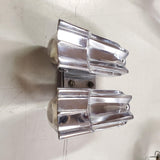 VTG Enwell? DUAL BICYCLE HEADLIGHT Bike Twin D-CELL Battery Powered Chrome Works
