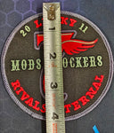 Mods VS Rockers 2011 "rivals Eternal" Lucky 7 Red Black Embroidered Riding Patch