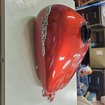 Candy Red Harley FLHX Street Glide Bagger Tour Ultra 2008^ 6Gal Gas Tank Emblems