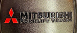 Mitsubishi Forklift Trucks Square Silver Metal Men's Belt Buckle Cowboy Western