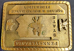 VTG 1998 Limited Edition Pennsylvania Square Dance Federation Brass Belt Buckle
