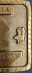 VTG 1998 Limited Edition Pennsylvania Square Dance Federation Brass Belt Buckle