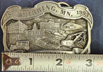 VTG Limited Edition 1893-1993 Hibbing, MN Centennial Solid Brass Belt Buckle