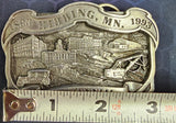 VTG Limited Edition 1893-1993 Hibbing, MN Centennial Solid Brass Belt Buckle