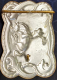 VTG Rodeo Bucking Bronco Rope Framed Metal Belt Buckle Cowboy Western Country