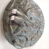 VTG Blushing Melons Nude Belt Buckle Heavy Brass 1977 Captain Hawk Sky Patrol