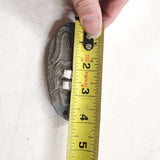 VTG Blushing Melons Nude Belt Buckle Heavy Brass 1977 Captain Hawk Sky Patrol