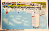 VTG 1934 General Motors Building Chicago Worlds Fair Postcard Vintage Collectibl