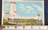VTG 1934 General Motors Building Chicago Worlds Fair Postcard Vintage Collectibl