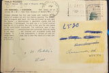 VTG 1973 Pablo Picasso Artist Posted Souvenir Collectible Postcard Art Print