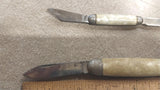 2 Folding Knife Letter Openers Mini Hoffman Company Advertise Vintage Imperial?