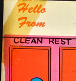 VTG 1967 "Pure Truck City" Ringgold Georgia Rest Stop Posted Collectible Postcar