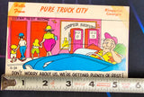 VTG 1967 "Pure Truck City" Ringgold Georgia Rest Stop Posted Collectible Postcar