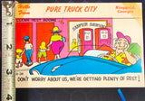 VTG 1967 "Pure Truck City" Ringgold Georgia Rest Stop Posted Collectible Postcar