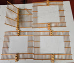 VTG Four Tier Allied Enterprises Decorative Bamboo Wood Bird House Cage Pagoda