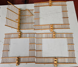 VTG Four Tier Allied Enterprises Decorative Bamboo Wood Bird House Cage Pagoda