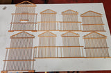 VTG Four Tier Allied Enterprises Decorative Bamboo Wood Bird House Cage Pagoda