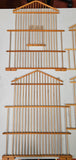 VTG Four Tier Allied Enterprises Decorative Bamboo Wood Bird House Cage Pagoda