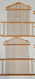 VTG Four Tier Allied Enterprises Decorative Bamboo Wood Bird House Cage Pagoda