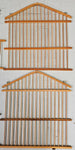 VTG Four Tier Allied Enterprises Decorative Bamboo Wood Bird House Cage Pagoda