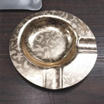 5 Variety Tin Ashtrays Round Square Diamond Jubilee 1901-1976 Turtle Creek ACOA