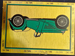 1949 MG TC Morris Motors Sports Car Gold Plated Specifications Collectible Plaqu