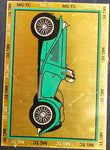 1949 MG TC Morris Motors Sports Car Gold Plated Specifications Collectible Plaqu