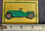 1949 MG TC Morris Motors Sports Car Gold Plated Specifications Collectible Plaqu