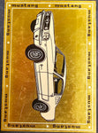 1965 Ford Mustang 2+2 Fastback Gold Plated Specifications Collectible Plaque