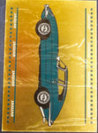 1967 Jaguar E-Type 4.2 Litre FHC Gold Plated Specifications Collectible Plaque