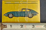 1967 Jaguar E-Type 4.2 Litre FHC Gold Plated Specifications Collectible Plaque