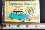 Virginia Peninsula September Round Up Car Show Fort Monroe Sticker Badges Lot