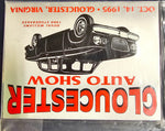 Gloucester Virginia Vintage Auto Car Show Participant Collectible Sticker Badge