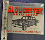 Gloucester Virginia Vintage Auto Car Show Participant Collectible Sticker Badge