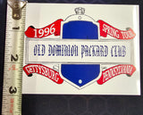 Old Dominion Packard Club 1996 Tour Gettysburg Pennsylvania Collectible Badge