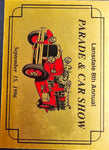 VTG 1996 Lansdale Pennsylvania 8th Annual Parade Car Show Participant Badge