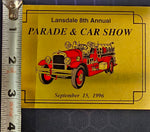 VTG 1996 Lansdale Pennsylvania 8th Annual Parade Car Show Participant Badge