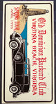 Old Dominion Packard Club Spring Tour April 1995 Virginia Beach Collectible Badg