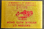 Eastern Connecticut Chamber of Commerce 1996 Antique Auto Show Participant Badge