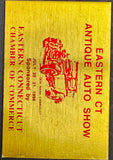 Eastern Connecticut Chamber of Commerce 1996 Antique Auto Show Participant Badge